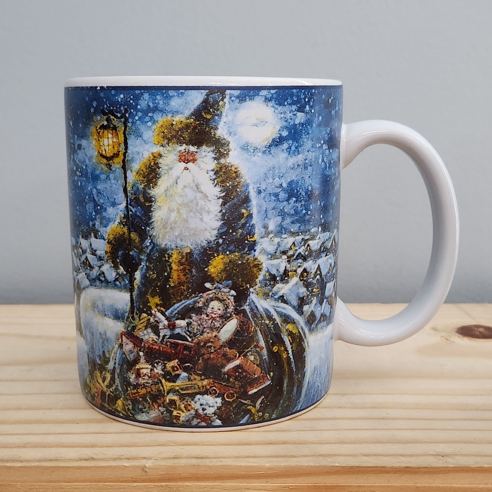 Vintage 2000 Lang and Wise Santa's Magical Pack Mug